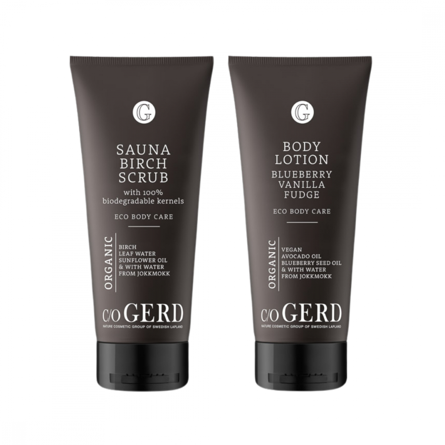 BODY DUO BLUEBERRY in der Gruppe Krperpflege / Krperlotion & Krperl bei Nature Cosmetic Group Of Swedish Lapland AB (2506B2CBLUE)