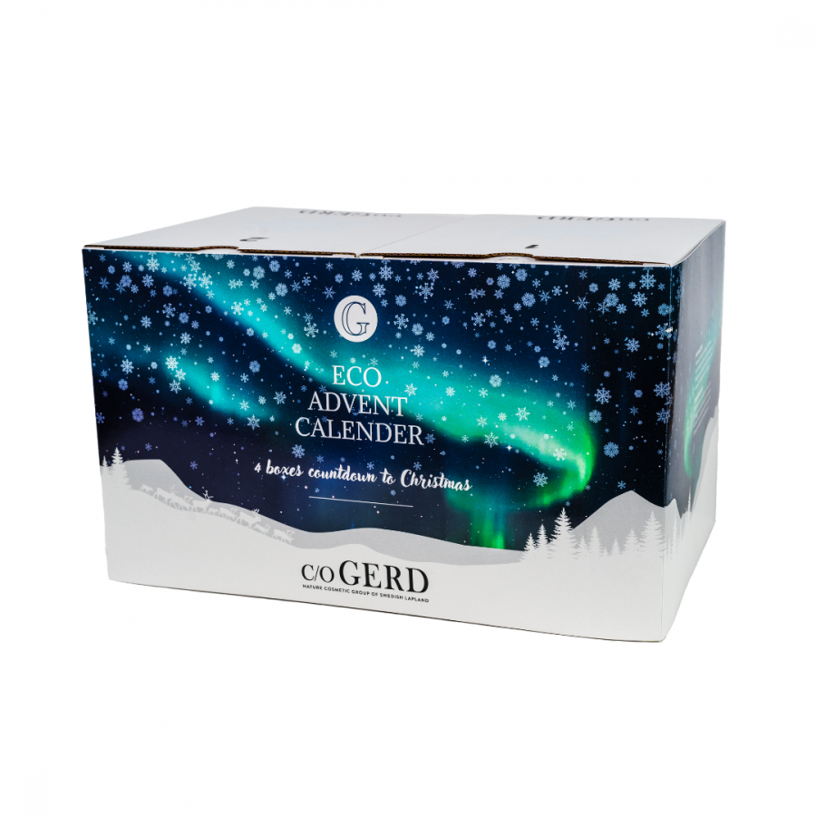 ADVENTSKALENDER LINGONBERRY  in der Gruppe Packages  bei Nature Cosmetic Group Of Swedish Lapland AB (25ADVENTLINGONBERRYB2C)