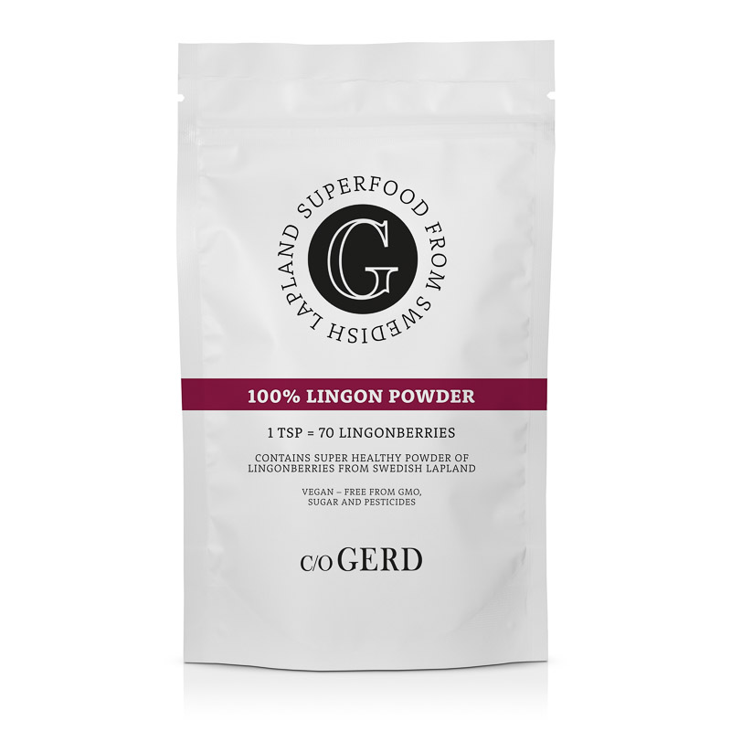 100% Lingon Powder 100g in der Gruppe Kampagne/ Neu / c/o Gerd berry products bei Nature Cosmetic Group Of Swedish Lapland AB (912-0100P)