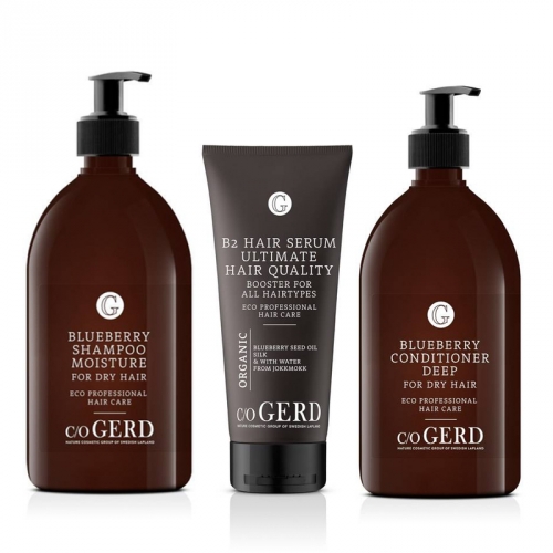 AXELL�NGT TJOCKT KRAFTIGT - Blueberry Shampoo, Blueberry Conditioner Deep & B2 Hair Serum